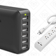 RAVPower 60W 6-Port USB Charger, $18 with code KINA66PT
RAVPower 6-Outlet Surge Protector with two USB Ports, $13 with code RAVSURGE